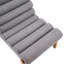 Fauteuil d'appoint Modern Comfort, bois massif et tissu de peau de mouton gris-2048487420-2048487421