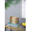 Petit vase 9,7 x 3,7 x 6,9 po Alu Timber Wavy Rect