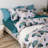 Lunaria 100% Long-Staple Cotton Duvet Cover Set Kaycee Pattern Printed Comforter Cover 3Pcs, Ultra Soft & Breathable Bedding Set-111460242