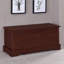 Commode rectangulaire en cèdre brun chaud-1514619321