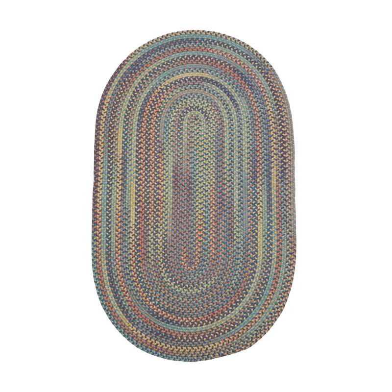 Tresse de laine intemporelle, Ovale 12 pi x 15 pi