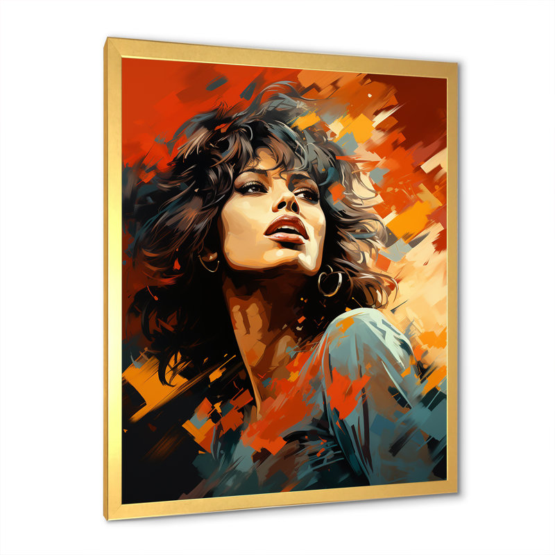 Turner Turner I - Portrait, décoration murale_105865, Encadrement doré, H 32 po x l 16 po x P 1 po