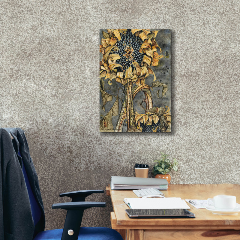 " Duskflower " by Maggie Vandewalle, 26" H x 18" W x 0.75" D