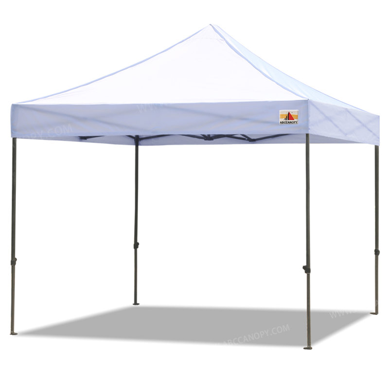 Commercial 10 Ft. W x 10 Ft. D Metal Pop-Up Canopy The Pop Up Canopies, White