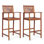Costway Acacia Outdoor 29'' Bar Stool