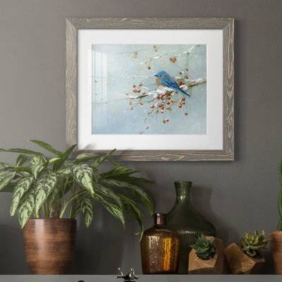 " Blue Bird In Winter "