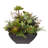 15'' Faux Succulent in Metal Planter
