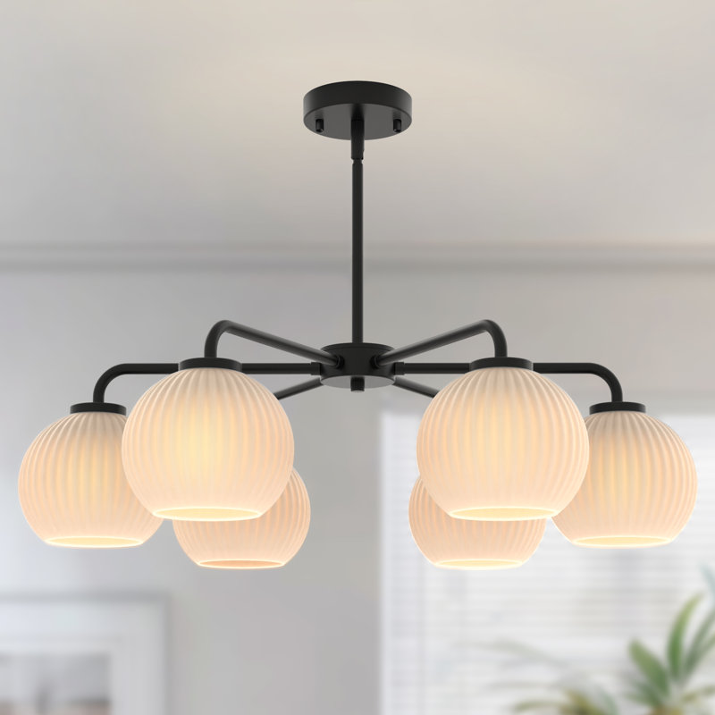Lustre encastré 6 lumières Catoe