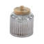 Mabank Glass Decorative Jars with Wood Lids Set-30689851-30689849