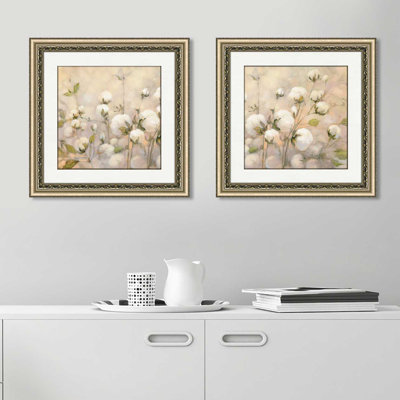 " Cotton Field " by Julia Purinton 2 - Pieces