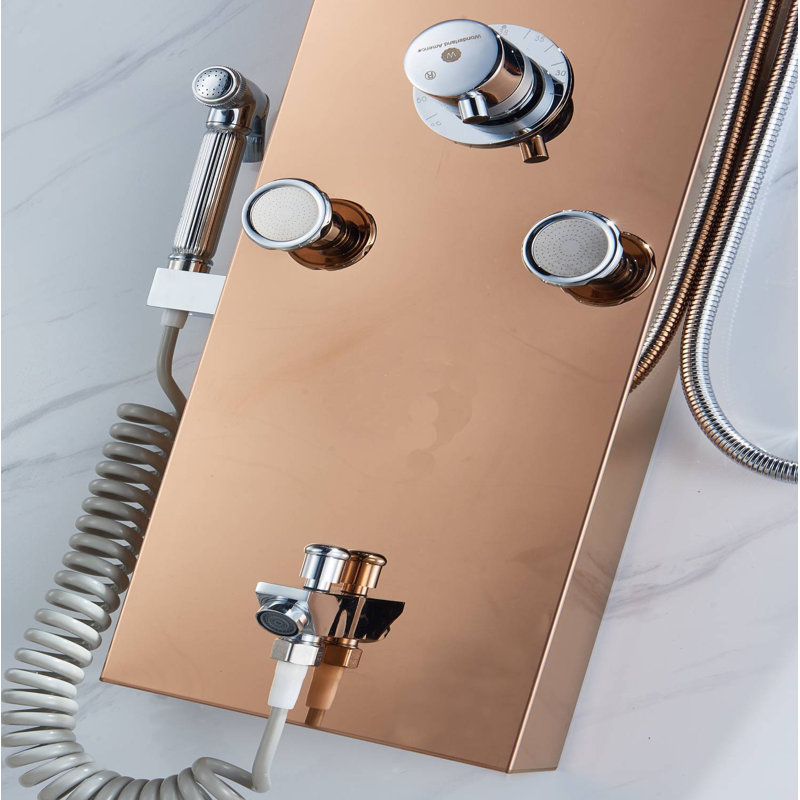 59'' Shower Panel with Fixed Shower Head