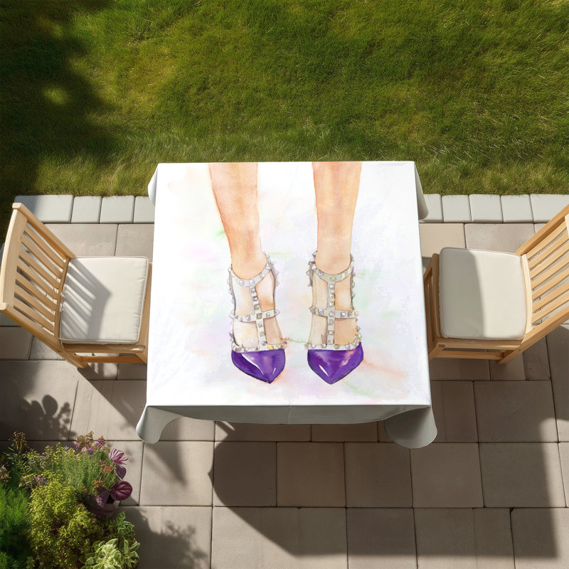 Purple Studded High Heels | Stylish Footwear for Any Occasion
