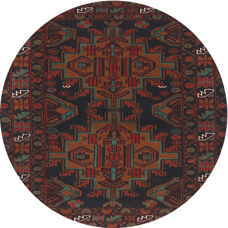 Cassulis Oriental Indoor Rug, Round 3'