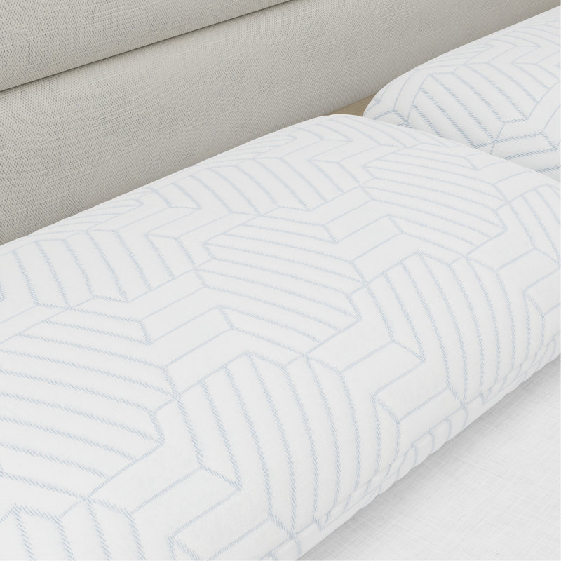 Oreiller Fria Cloud, Bleu / blanc