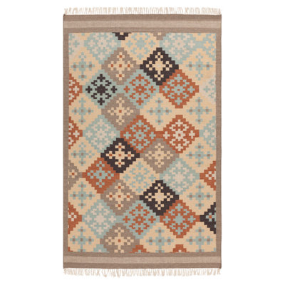Wellsville Wool Geometric Indoor Rug