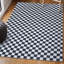 Tapis bleu foncé / blanc Mariquilla-1650639177