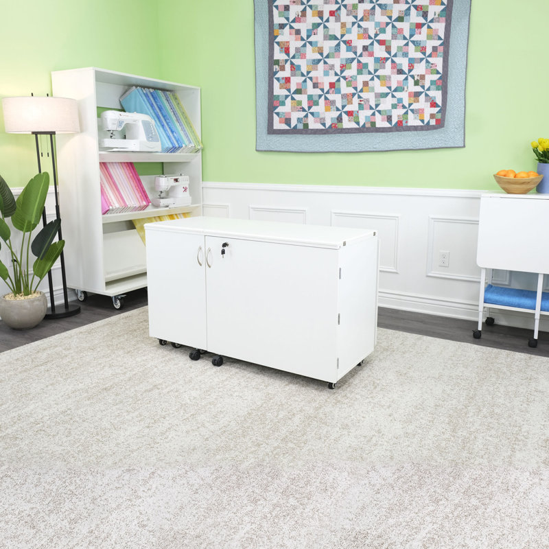 Arrow Sewing Aussie Dual Rail Electric Sewing Cabinet, White