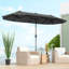 Parasol de table double 13 pieds avec manivelle 13 pi-106645406
