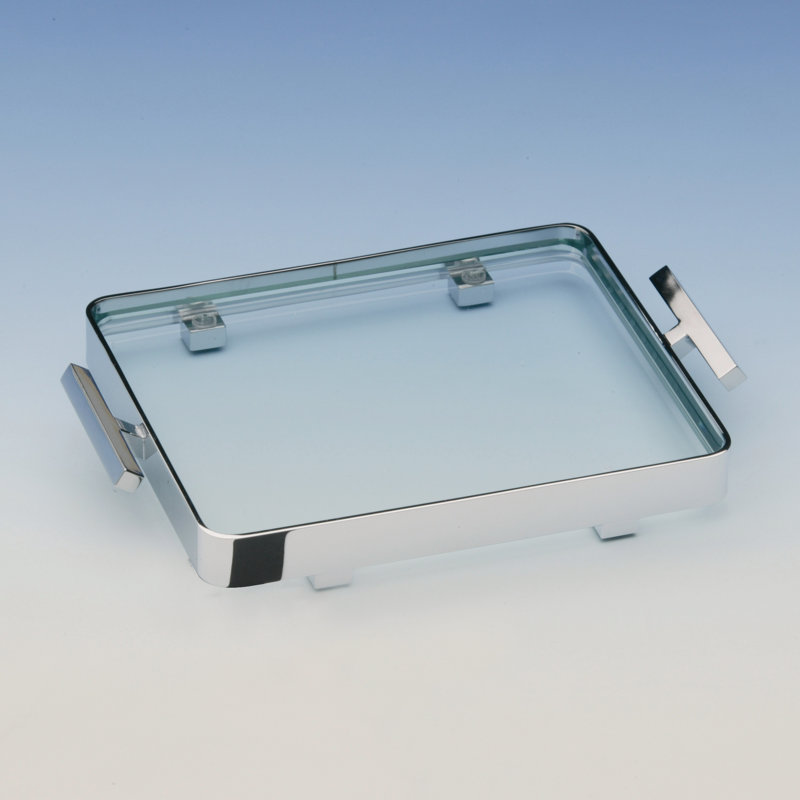 Box Crystal Tray, Gold