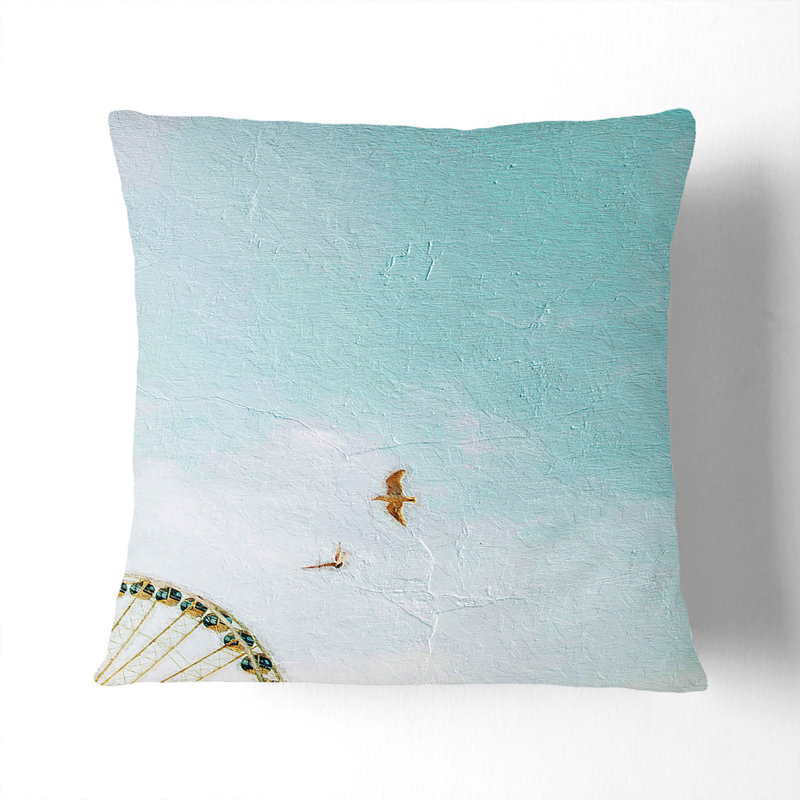 Floral Square Cushion, 40 x 40 cm