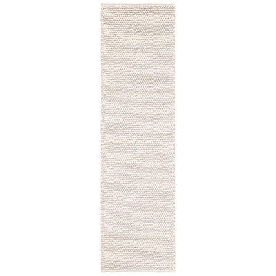 Charvik Solid Color Handmade Area Rug in Ivory