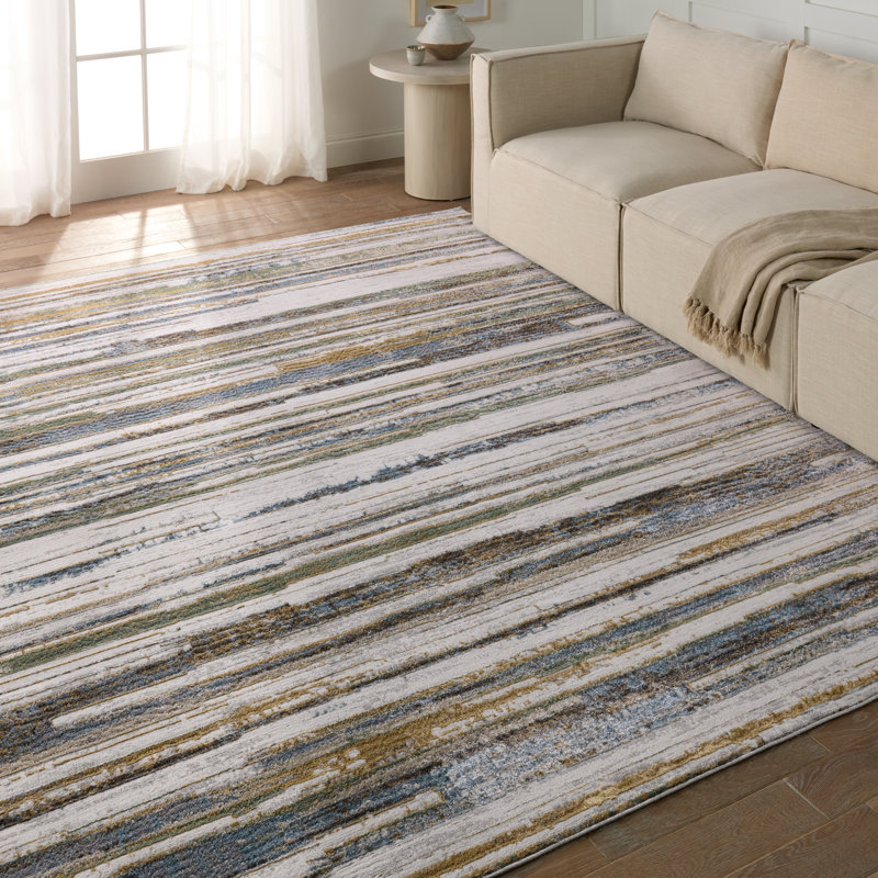 Philson Striped Indoor Rug, Runner 2'6" x 10'