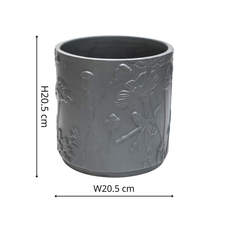 Pot Planter, 20,5 cm H x 20,5 cm W x 20,5 cm D
