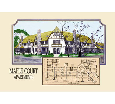 " Maple Court Apartments " by Geo E. Miller