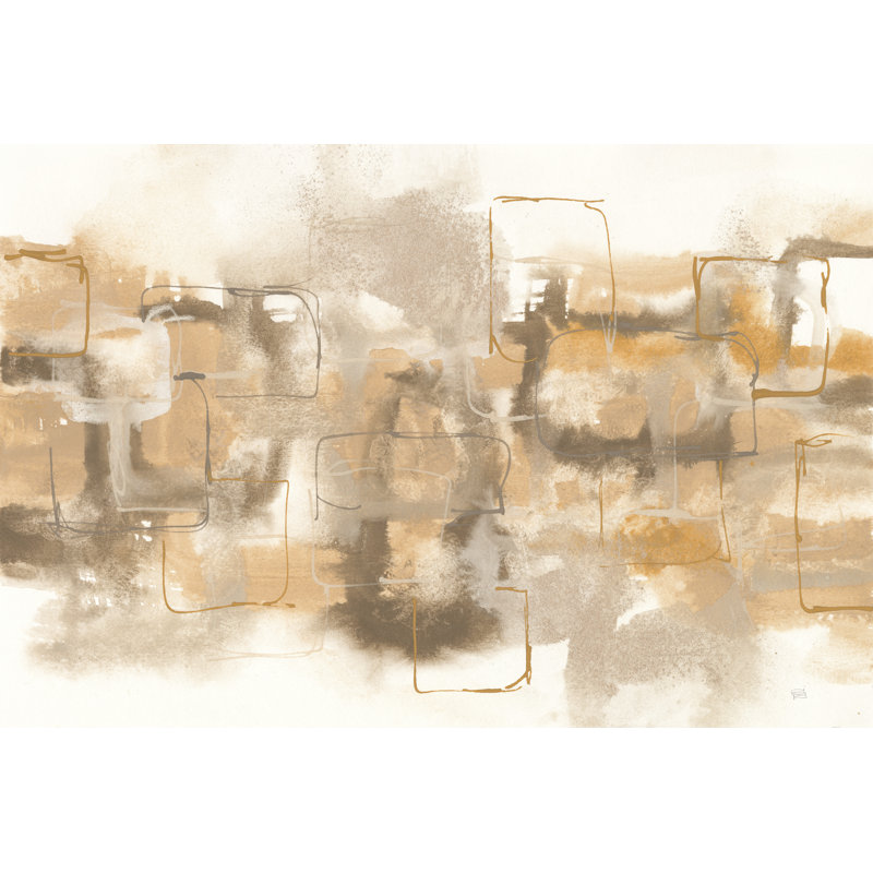 Golden Neutrals II by Chris Paschke - Wrapped Canvas Art Prints, 30cm H x 46cm W x 3.8cm D