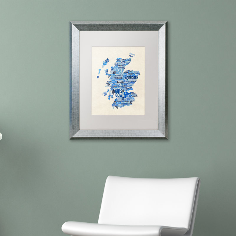 Modern & Contemporary, 14" H x 11" W x 0.5" D, White