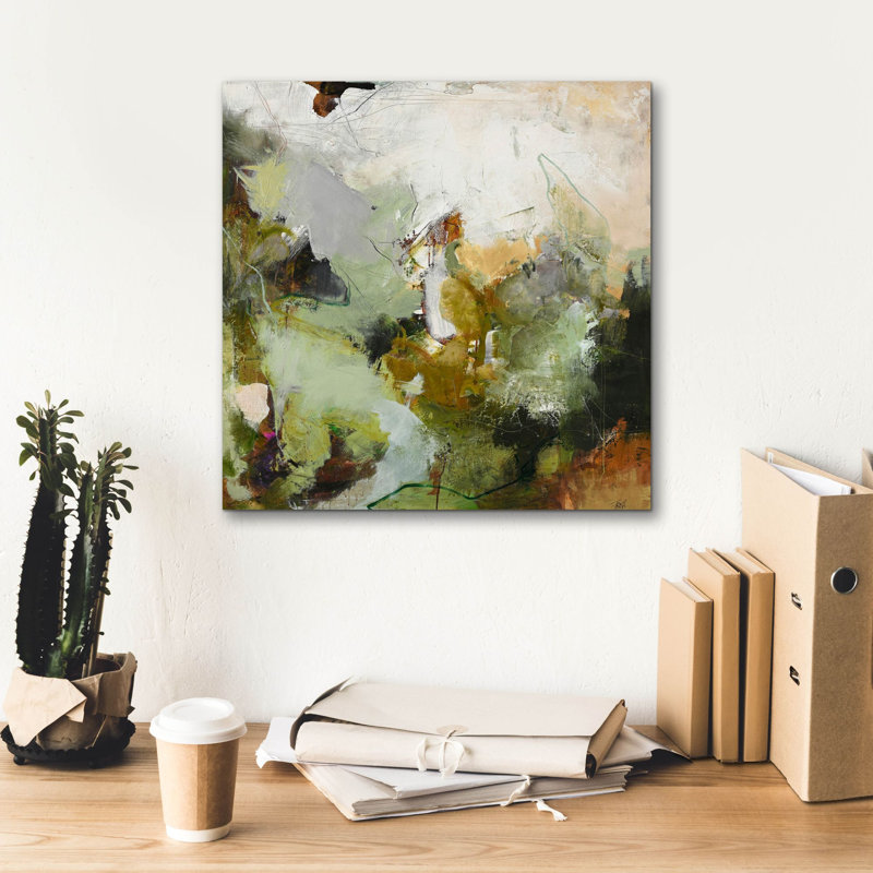  «Evergreen 1» par Design Fabrikken, art mural sur toile, H 18 po x l 18 po