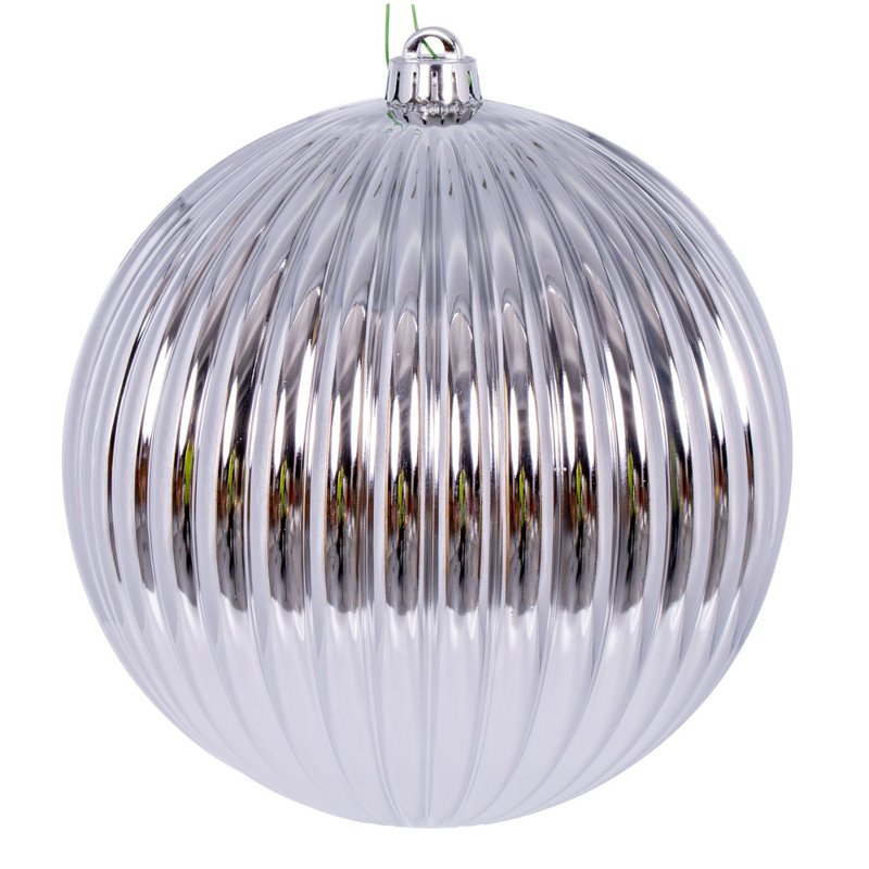 Ornement boule de Noël, Argent