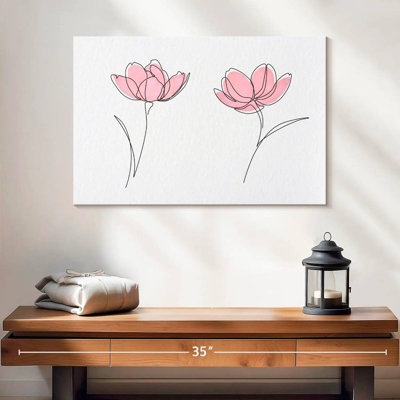 Harnek Simple Lily Flowers Digital Art
