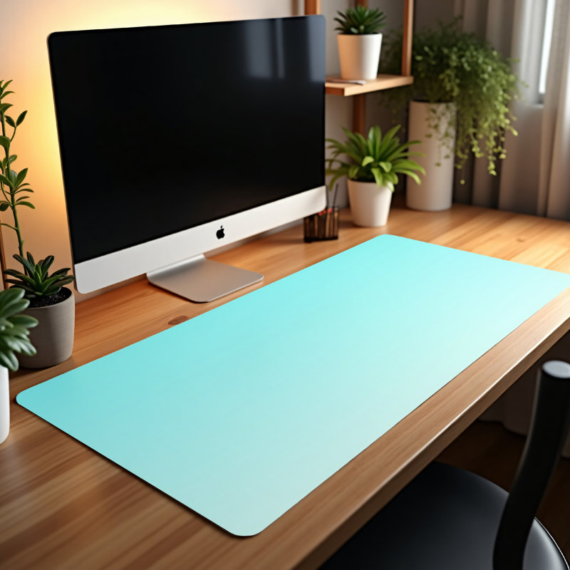 Polyester Desk Pad, 31.5x15.5