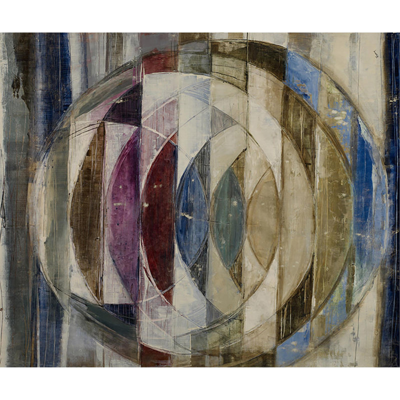 Interval Print by Chelsea Art Studio, 47" H x 56" W, Image Brush Gel