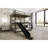 Metal Full Size Loft Bed With Slide, Ladder, And Side Shelf For Fun And Storage