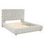 Tête de lit et pied de lit capitonnés 1pc