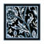 «Blue And White Floral Motif IV», reproduction d'impression sur toile tendue-33423565