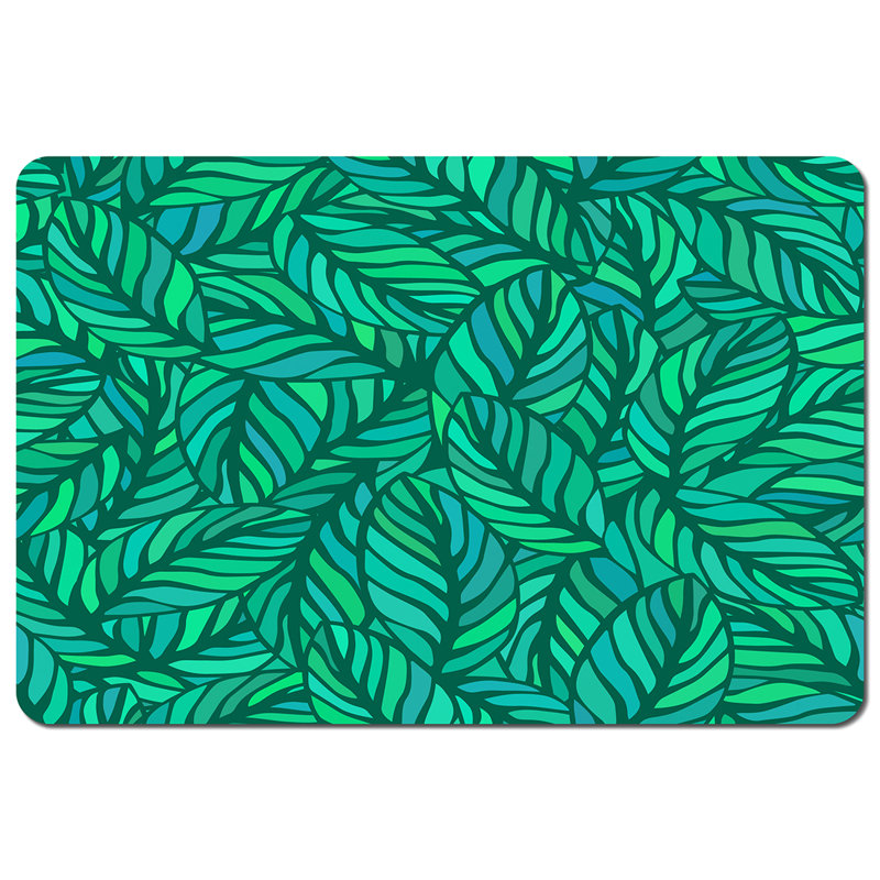Drucy Wood Floral Rectangle Placemat