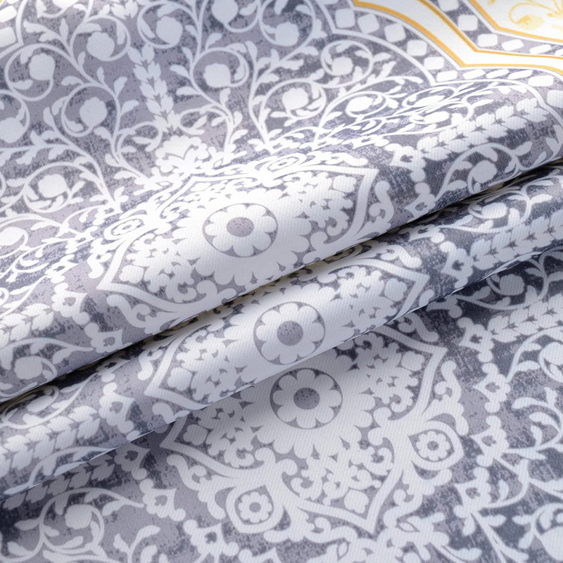 Cantonnière sur mesure 52 po Zakrzewski, Beige/gris, l 52 po x L 18 po