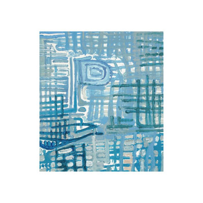 Cerulean Lines Print by Sara Brown