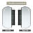 Arch Metal Framed Storage Medicine Cabinet With Beveled Mirror-1817838013-1814590296