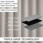 Aspire Homeware Linen 100% Blackout Single Panel Curtain for Noise Reduction and Light Blocking-1088616409
