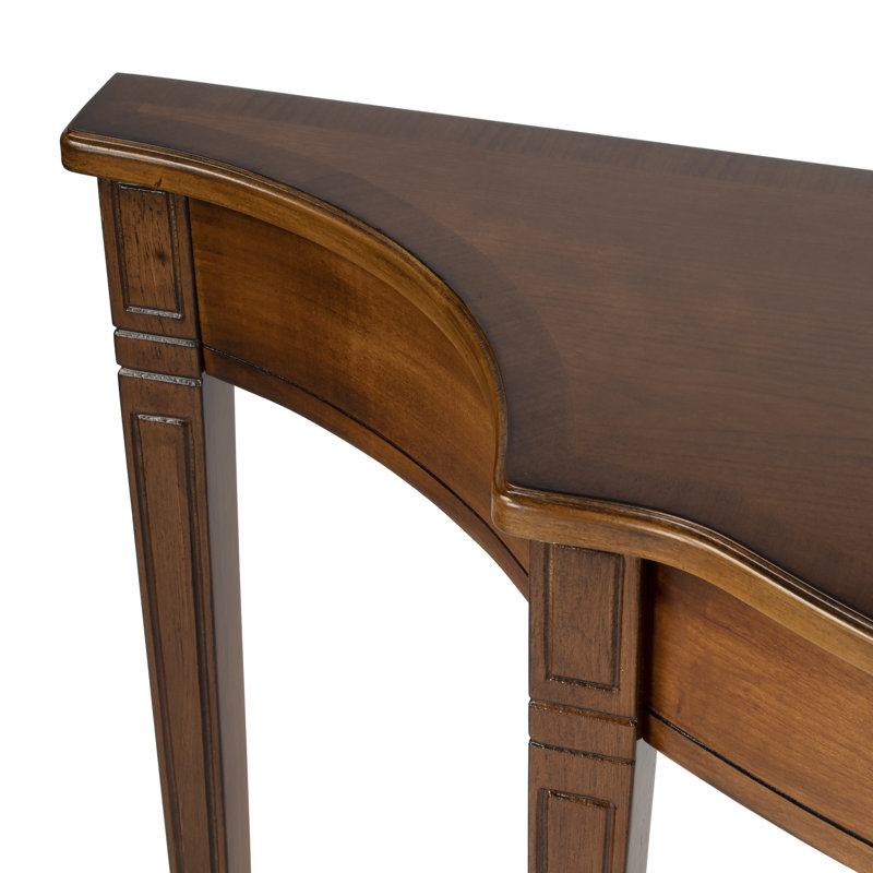 Chester Console Table, 32" H x 54" W x 15" D, Olive Ash Burl