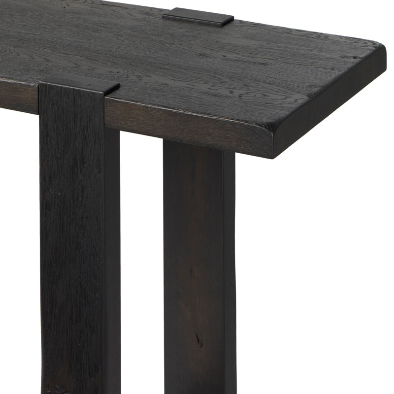 Matei Console Table-Smoked Black, Smoked Black