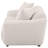 Destino Chenille Upholstered Splayed Arm Loveseat Greige