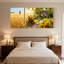 Ensemble de 3 impressions sur toile Scénic et paysages urbains Golden Field-902874495
