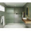 Gaia 36 in. x 78 in. Frameless Fluted Single Fixed Shower Panel-815735454