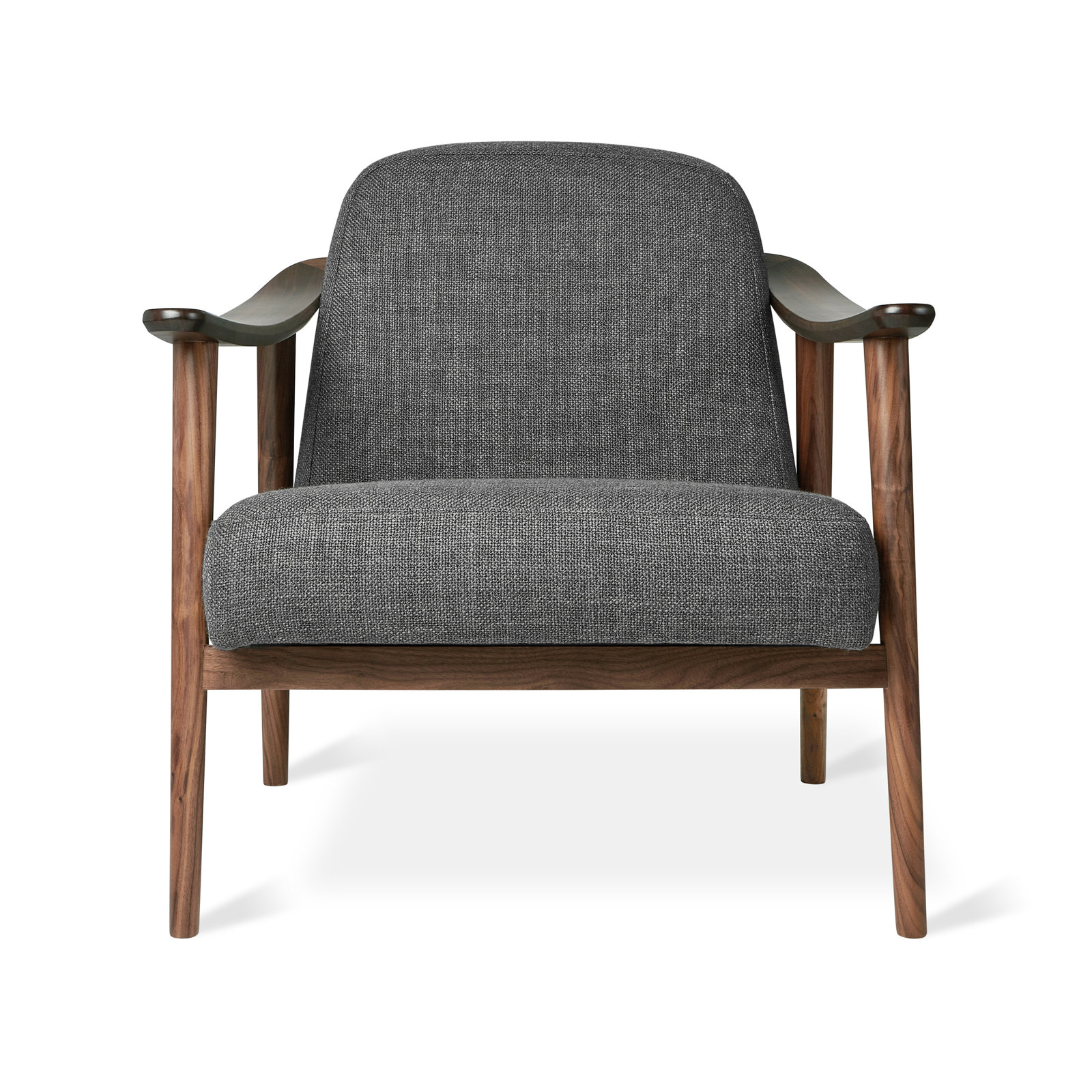 Baltic Chair, Walnut, Andorra Pewter Performance Basketweave