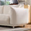 Canapé rembourré de 85 po de largeur avec coussins décoratifs-1473848247